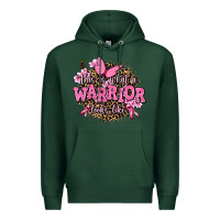Sports Green this is what a warrior looks like Premium Hoodie - AdoDesignShop