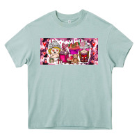 Arona Valentine Coffee Heavy Core Tee - CowhideDigitalArt