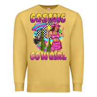 Antique Gold cosmic cowgirl Premium Sweatshirt - texasbilliewilder