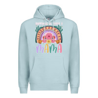 Blue Mist happiness is being a mama Premium Hoodie - JahusDesignShop