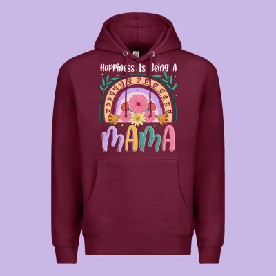 Happiness Is Being A Mama Premium Hoodie Designed By Jahusdesignshop