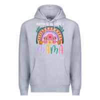 Heather Grey happiness is being a mama Premium Hoodie - JahusDesignShop