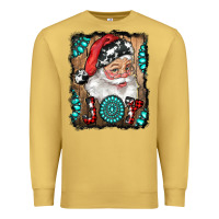 Antique Gold Santa Claus Joy Premium Sweatshirt - RanaPortraitStore