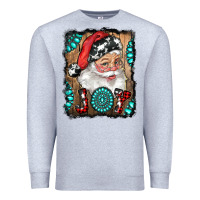 Heather Grey Santa Claus Joy Premium Sweatshirt - RanaPortraitStore
