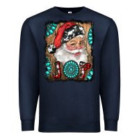 Navy Santa Claus Joy Premium Sweatshirt - RanaPortraitStore
