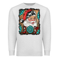 Oatmeal Heather Santa Claus Joy Premium Sweatshirt - RanaPortraitStore