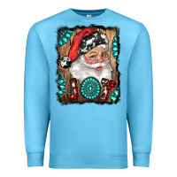 Ocean Blue Santa Claus Joy Premium Sweatshirt - RanaPortraitStore