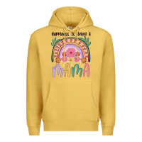 Antique Gold happiness is being a mama Premium Hoodie - JahusDesignShop