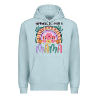 Blue Mist happiness is being a mama Premium Hoodie - JahusDesignShop