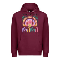 Burgundy happiness is being a mama Premium Hoodie - JahusDesignShop