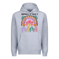 Heather Grey happiness is being a mama Premium Hoodie - JahusDesignShop