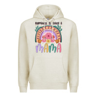Oatmeal Heather happiness is being a mama Premium Hoodie - JahusDesignShop
