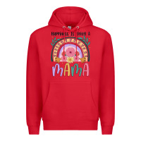 Red happiness is being a mama Premium Hoodie - JahusDesignShop