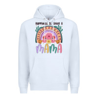 White happiness is being a mama Premium Hoodie - JahusDesignShop