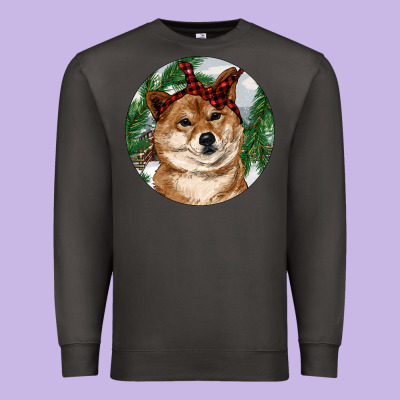 Premium Sweatshirt Shiba Inu Christmas