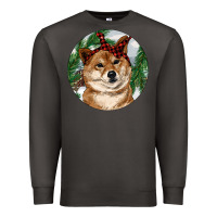 Smoke Shiba Inu Christmas Premium Sweatshirt - RanaPortraitStore
