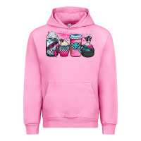 Fuchsia Pink racing coffee cups Urban Hoodie - JahusDesignShop