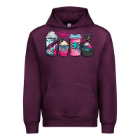 Mauve Wine racing coffee cups Urban Hoodie - JahusDesignShop
