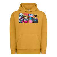 Pigment Peanut Butter racing coffee cups Urban Hoodie - JahusDesignShop