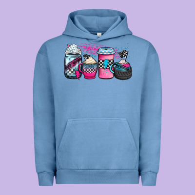 Racing Coffee Cups Urban Hoodie Designed By Jahusdesignshop
