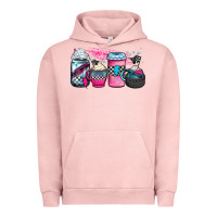 Pigment Salmon racing coffee cups Urban Hoodie - JahusDesignShop