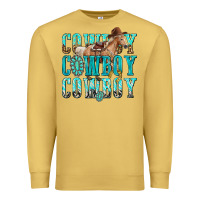 Antique Gold cowboy cowboy cowboy Premium Sweatshirt - texasbilliewilder