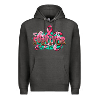 Charcoal Heather survivor Premium Hoodie - AdoDesignShop