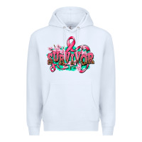 White survivor Premium Hoodie - AdoDesignShop