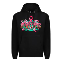 Black survivor Premium Hoodie - AdoDesignShop