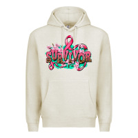 Oatmeal Heather survivor Premium Hoodie - AdoDesignShop