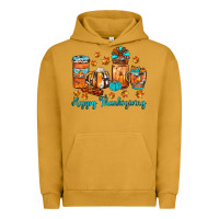 Pigment Peanut Butter happy thanksgiving coffee Urban Hoodie - JahusDesignShop