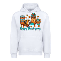 White happy thanksgiving coffee Urban Hoodie - JahusDesignShop