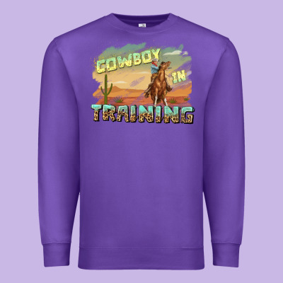 Premium Sweatshirt cowboy in training