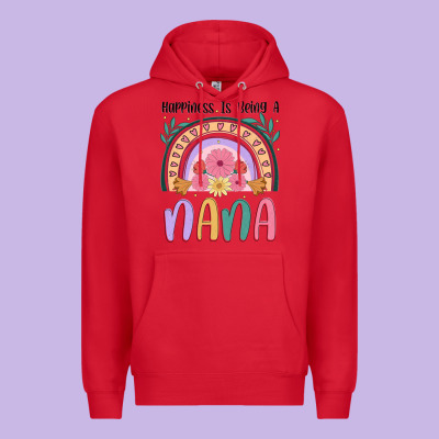 Happiness Is Being A Nana Premium Hoodie Designed By Jahusdesignshop