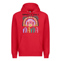 Red happiness is being a nana Premium Hoodie - JahusDesignShop