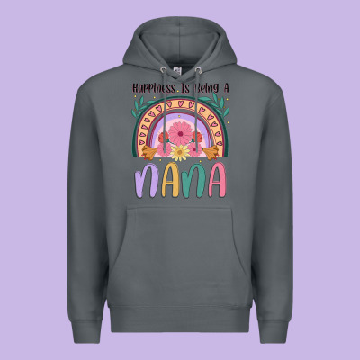 Happiness Is Being A Nana Premium Hoodie Designed By Jahusdesignshop
