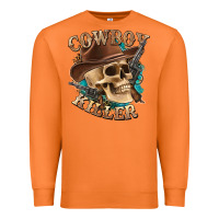 Carrot cowboy killer with skull Premium Sweatshirt - texasbilliewilder