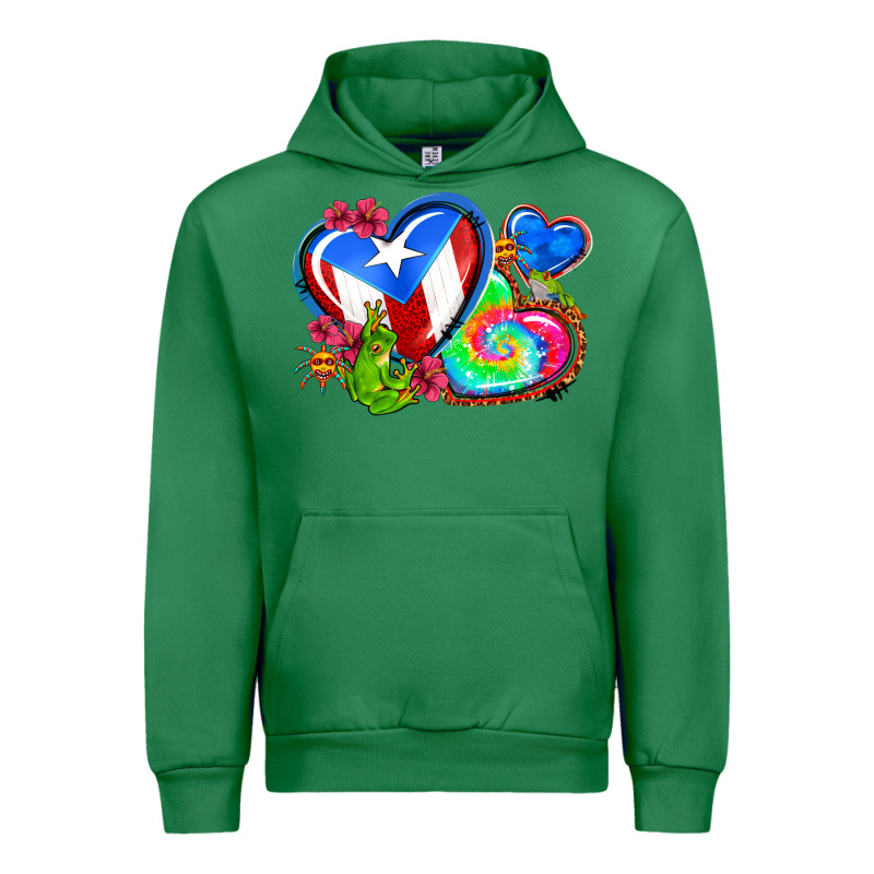 Western Leopard Puerto Rico   Hearts Urban Hoodie by AdoDesignShop | Teevron