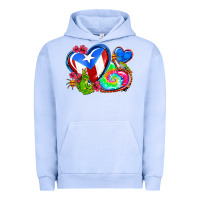 Pigment Grape Ice western leopard puerto rico   hearts Urban Hoodie - AdoDesignShop
