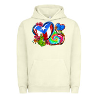Pigment Pistachio western leopard puerto rico   hearts Urban Hoodie - AdoDesignShop