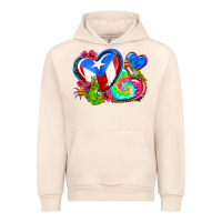 Sandshell western leopard puerto rico   hearts Urban Hoodie - AdoDesignShop