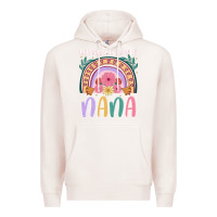 Pale Pink happiness is being a nana Premium Hoodie - JahusDesignShop
