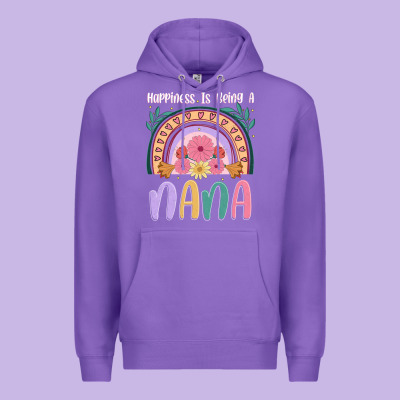 Happiness Is Being A Nana Premium Hoodie Designed By Jahusdesignshop