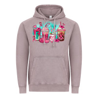Vintage Zinc breast cancer  coffee cups Vintage Hoodie - AdoDesignShop