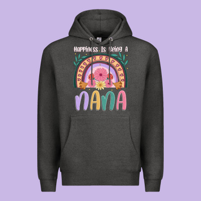 Happiness Is Being A Nana Premium Hoodie Designed By Jahusdesignshop