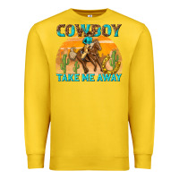 Lemon cowboy take me away Premium Sweatshirt - texasbilliewilder