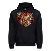 Black christmas cow gemstone Urban Hoodie - JahusDesignShop