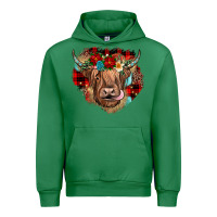 Emerald christmas cow gemstone Urban Hoodie - JahusDesignShop