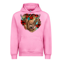 Fuchsia Pink christmas cow gemstone Urban Hoodie - JahusDesignShop