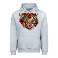 Heather Grey christmas cow gemstone Urban Hoodie - JahusDesignShop